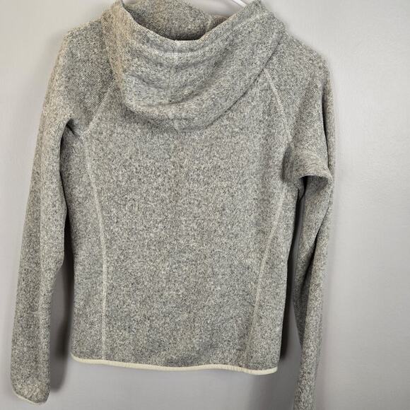 The North Face Grey Crescent Sunshine Fleece Womens Size S Small Pullover Hoodie - Picture 5 of 7